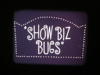 16mm Sound Bugs Bunny " Show Biz Bugs " Like Fuji 75 Js Color 400 