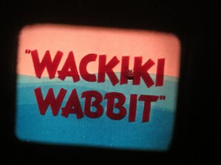 16mm Sound Bugs Bunny " Wackiki Wabbit " Like Lpp Color 400 