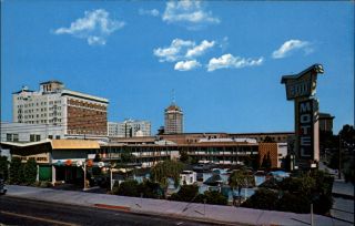 Imperial 400 Motel Fresno California 1970s Vintage Postcard
