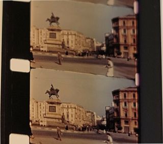 16 mm Naples Italy Home Movie AMATEUR NAVY Military Castle Nuovo USS Yorktown 2