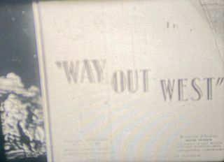 16mm Feature Film Laurel and Hardy WAY OUT WEST (1937) w/ Sound 2