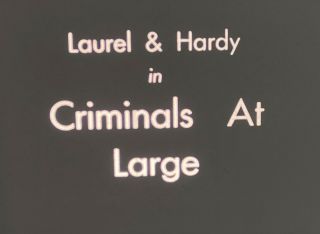 16mm Film Short Criminals At Large Laurel And Hardy Comedy (1929) Aka Liberty