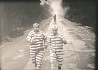 16mm Film Short CRIMINALS AT LARGE Laurel and Hardy Comedy (1929) aka LIBERTY 2