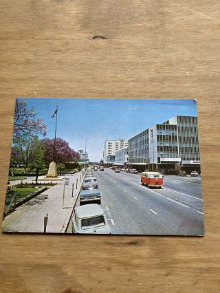 Vintage 1960’s Postcard Second Street Salisbury Rhodesia