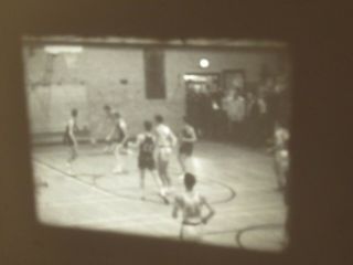 1940s Cheerleaders Basketball game Vintage 16mm movie film reel high school 2
