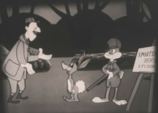 16mm Film Cartoon People Are Bunny Bugs Bunny Daffy Duck (1959) Black And White
