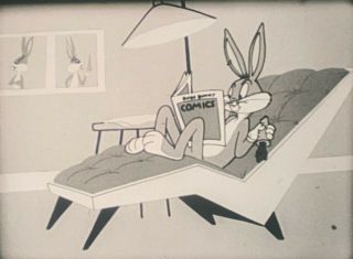 16mm Film Cartoon Yankee Doodle Bugs Bugs Bunny (1954) Black And White