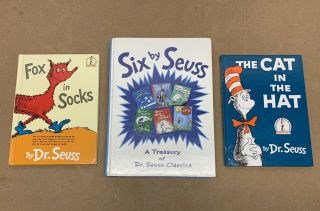 Fox In,  Six By,  The Cat Rare Hardcover Children’s Books All 3 As Pictured