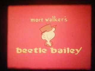 16mm Sound - Five Beetle Bailey Cartoons On One 1200 
