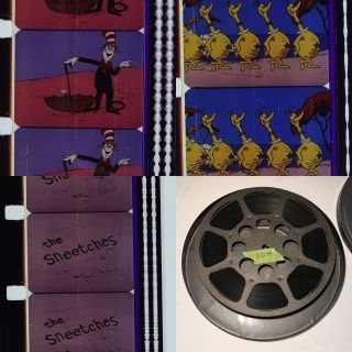 16mm Animation Cartoon Film The Cat In The Hat " The Sneetches; " Dr.  Seuss 1973