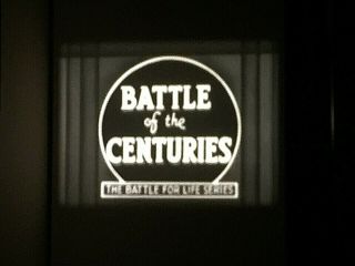 16mm Film Battle of the Centuries (Pictorial) w/narration and music B&W 400 ' 2