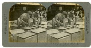 Japan Packing The Tea For Shipment To The United States Stereoview Stj70
