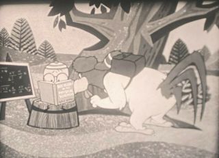 16mm Film Cartoon Crockett Doodle Do Foghorn Leghorn (1960) Black And White