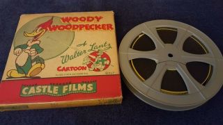 Woody Woodpecker - " Reckless Driver " - 16mm Sound,  B&w - Castle Films