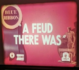 16mm Film Cartoon Merrie Melodie A Feud There Was Tex Avery 1938 Roy Rogers