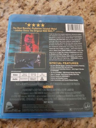 Hardware (blu - Ray Disc,  2009) Rare And Oop