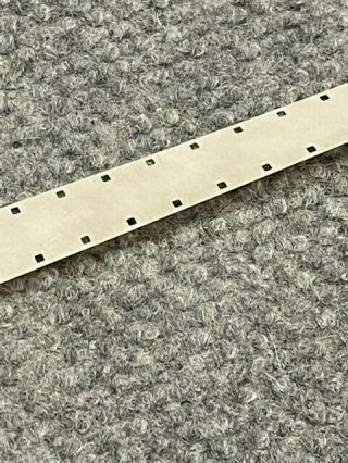 16mm Film Leader Double Perforated White 100 Feet