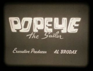Popeye " The Golden Touch " (king Features 1960) 16mm Cartoon
