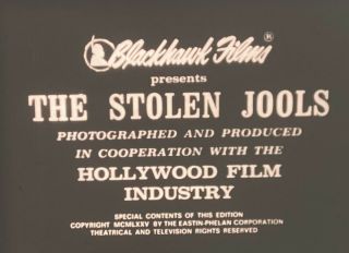 16mm Film Short Stolen Jools (1931) Blackhawk Films Keaton Laurel Hardy Rascals