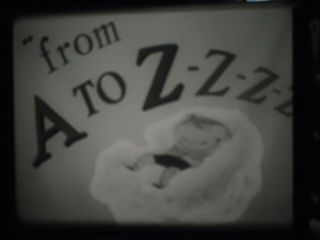 16mm From A To Z - Z - Z - Z Warner Bros Cartoon 1953 B/w/