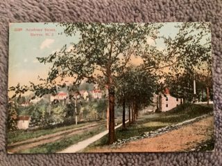 Vintage 1908 Postcard View Of Academy Street,  Dover,  Jersey