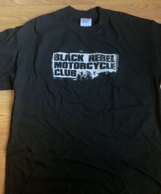 Black Rebel Motorcycle Club T - Shirt 2003 Rare Size L