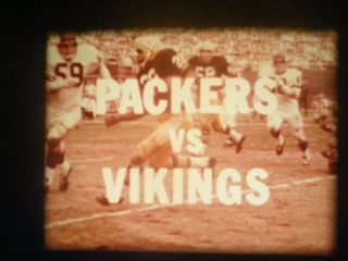16MM SOUND - NFL GAME OF THE WEEK - VIKINGS BEAT PACKERS - SEPTEMBER 1968 2