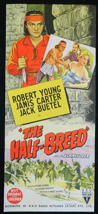 Rare 16mm Feature: The Half Breed (robert Young / Janis Carter) 1952 Rko Western