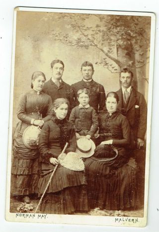 Victorian Cabinet Photo Family Group Malvern Photographer