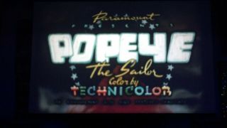 16mm Popeye Stunning Kodachrome Color " Lunch With A Punch " Theatrical - Watch Video
