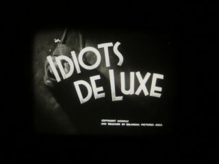16mm Sound Short 3 Stooges " Idiots Deluxe " 800 