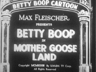 16mm Film Movie Betty Boop In Mother Goose Land 1933 Animated Cartoon
