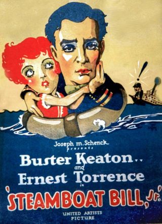 16mm Steamboat Bill,  Jr (1928).  Buster Keaton B/w Feature Film.