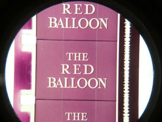 16mm THE RED BALLOON (1956) 1600 ' 3