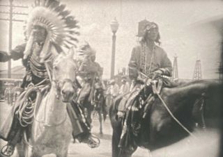 16mm Home Movie Rode Day O Rodeo And Native Americans 1920s