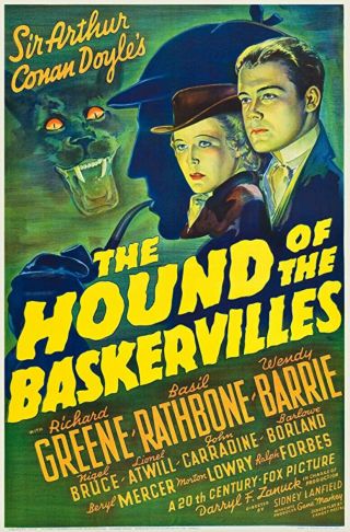 16mm Feature " The Hound Of The Baskervilles " (1939) Classic Sherlock Holmes