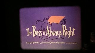 BOSS IS ALWAYS RIGHT (1960) 16mm cartoon short MODERN MADCAP color 3
