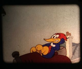 LOAN STRANGER Early Woody Woodpecker Cartoon Technicolor 16mm Film Walter Lantz 2