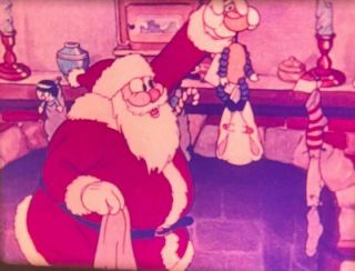 Exc Orig The Night Before Christmas Walt Disney Color 16mm Classic 1933 Cartoon