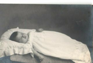 Vintage Photograph Postcard: Baby - Momento Mori - Post Mortem?