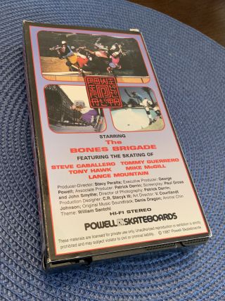 Powell Peralta The Search For Animal Chin Bones Brigade Video 1987 VHS Rare 2