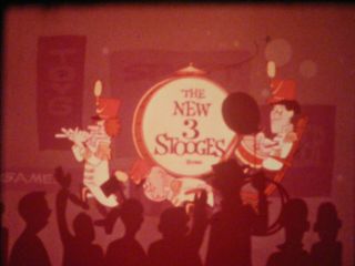 16mm Sound - " The 3 Stooges " Cartoon Show - Four Cartoons On One 1200 