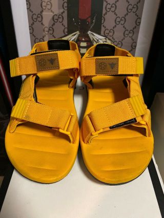 Rider X Twelve’len Rx Yellow Jesus Strap Sandals Mens Size 9 Rare