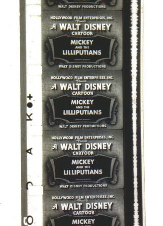 Gulliver Mickey,  16mm Film With Sound,  1934,  Mickey & The Lilliputians