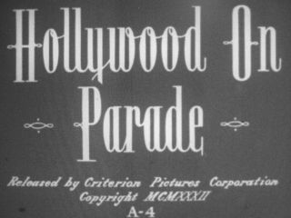 16mm Film 1930s Hollywood On Parade Musical Performances W/ Ginger Rogers