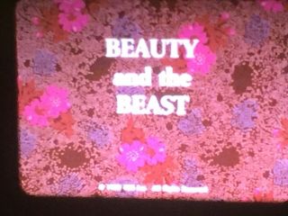 16mm Color/sound Film Short - - " Beauty And The Beast " Animated Film