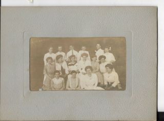 21/2x4 Victorian Era B,  W Photo Of Women In A Posed Photo