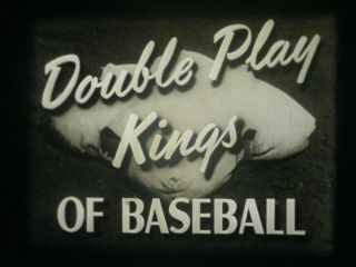 16mm Sound - " Double Play Kings Of Baseball " - 1948 - Major League Instructional Film