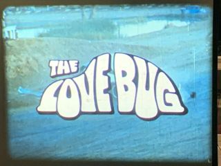 16mm Feature Film “the Love Bug” All 3 Reels (bad Sprockets)