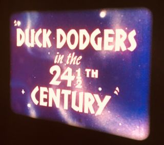 Duck Dodgers Warner Brothers Merrie Melodies Looney Tunes 16mm Cartoon